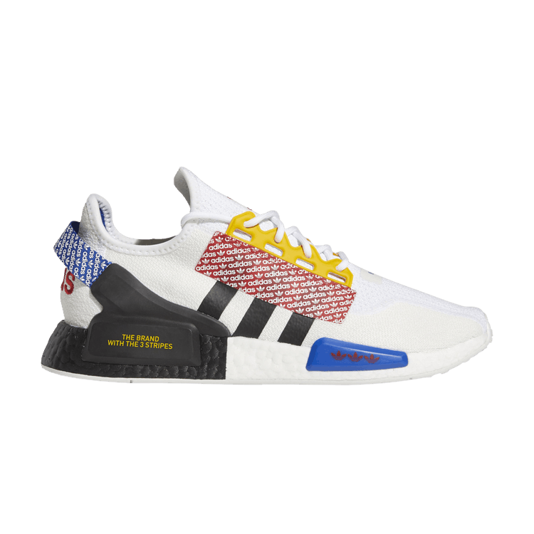 adidas NMD R1 V2 Logo Print Cloud White Multi
