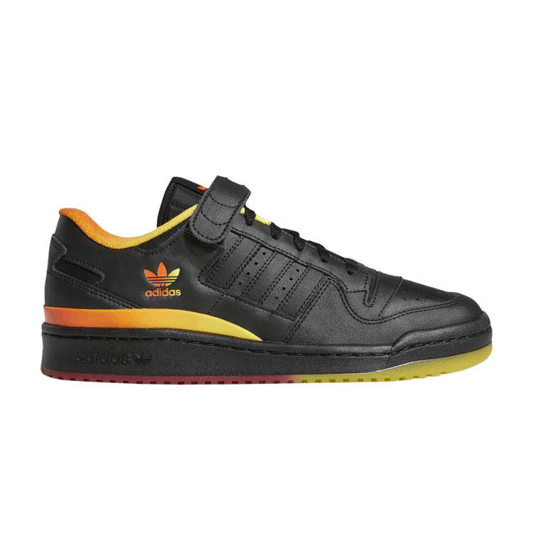 adidas Forum Low Black Orange Yellow Gradient