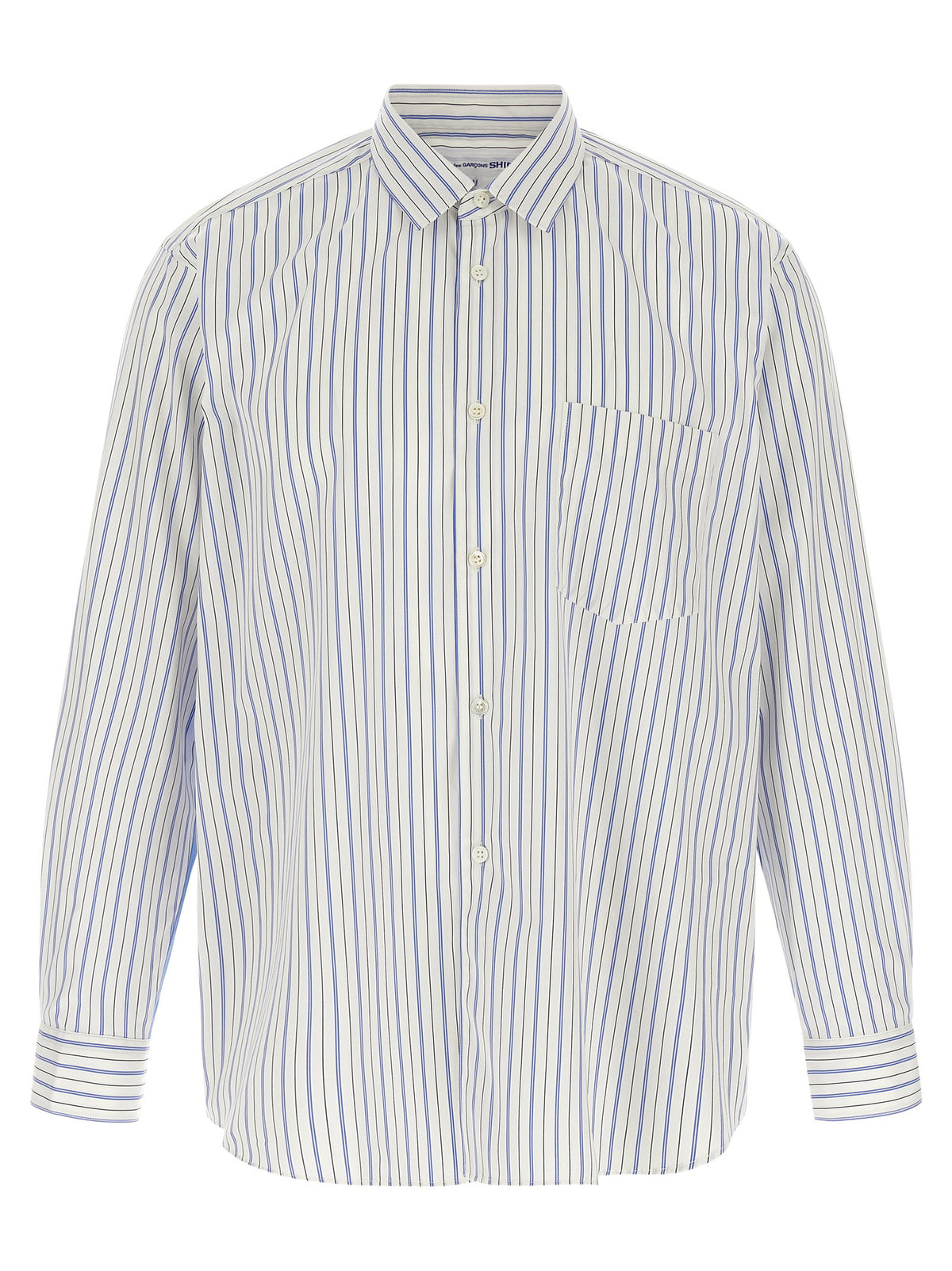 Comme Des Garcons Shirt Solid Color Insert Shirt