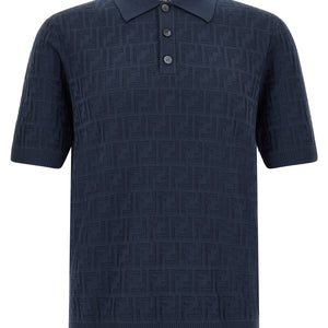 Fendi Ff Cotton Polo Shirt