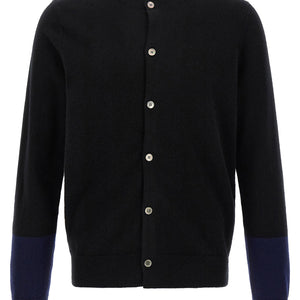 Comme Des Garcons Shirt Color-block Detail Cardigan
