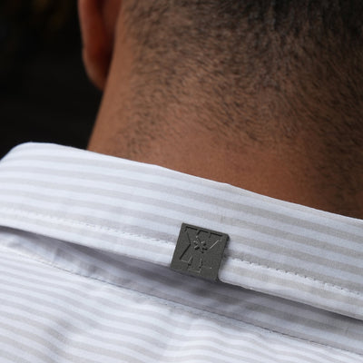 Overlay - Grey Pinstripes