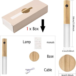 FabLit Magnetic Wood Stick Light