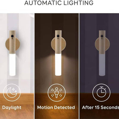 FabLit Magnetic Wood Stick Light