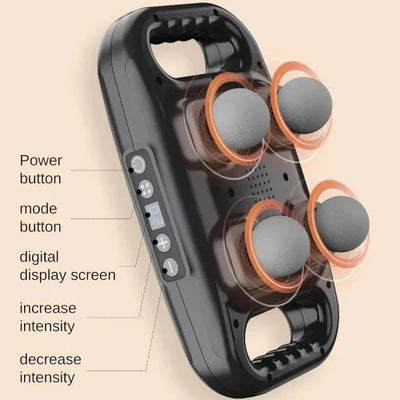 FabPulse™ 4-Headed Massage Gun