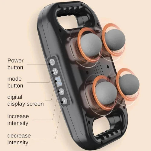 FabPulse™ 4-Headed Massage Gun