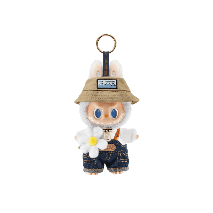 Pop Mart Labubu The Monsters Fall In Wild Vinyl Plush Doll Pendant Keychain