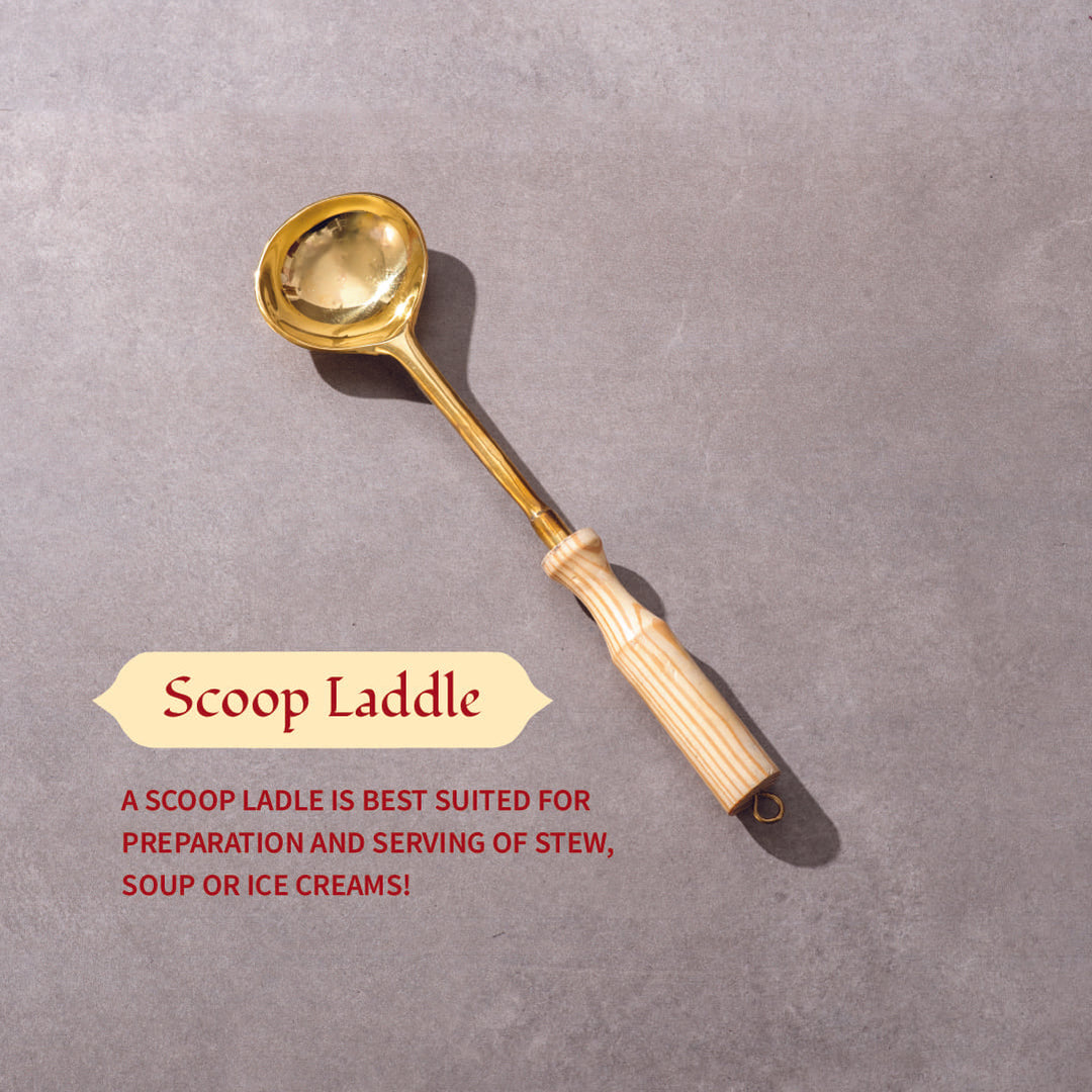 Set of Brass Ladles