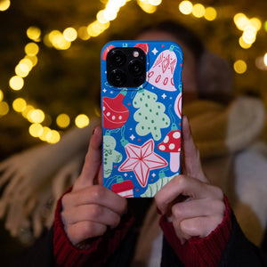 Electric Blue Festive Flair Google Pixel 8a Case