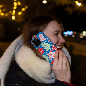 Electric Blue Festive Flair Google Pixel 9/9 Pro Case