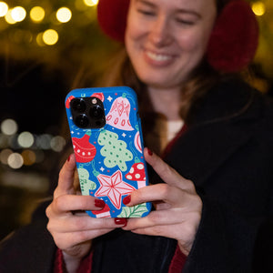 Electric Blue Festive Flair Google Pixel 8a Case