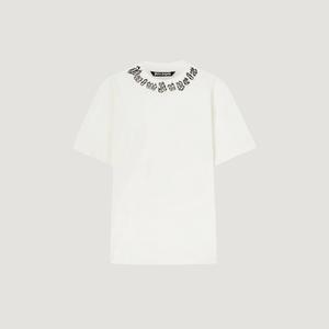 Palm Angels Flame logo T-shirt White