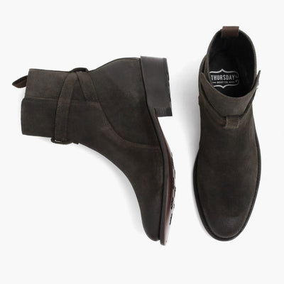 [S] Rogue | Dark Olive Suede