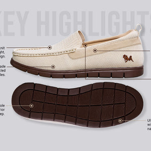 Flex Knit Loafers : Beige