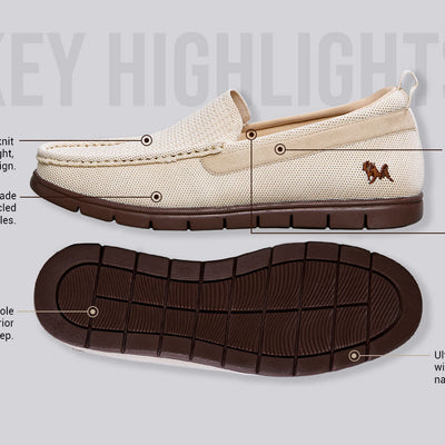 Flex Knit Loafers : Beige