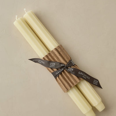 Fluted Church Taper (Set of 2) by Greentree Home