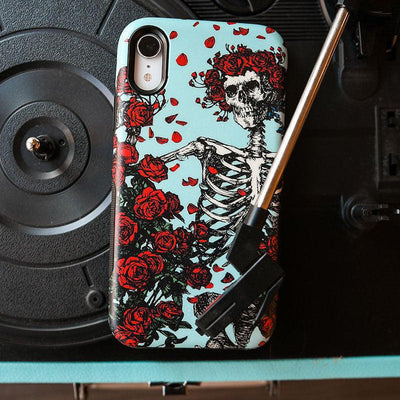 Forever Grateful | Grateful Dead Skeleton Floral Case