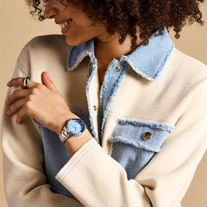Fossil Blue Dive Blue Dial Women 36mm ES5353