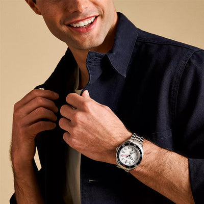 Fossil Breaker White Dial Men 42mm