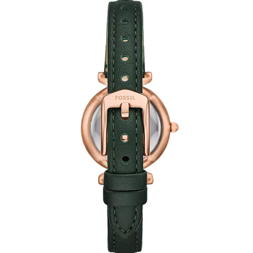 Fossil Carlie Green Dial Women 28mm ES5370