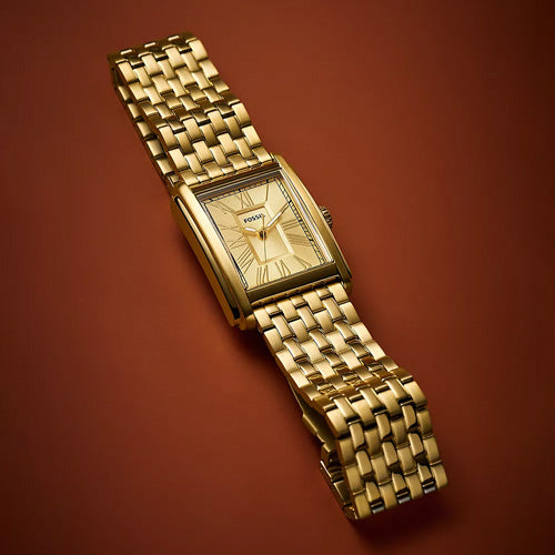 Fossil Carraway Gold Dial Men 30mm FS6009
