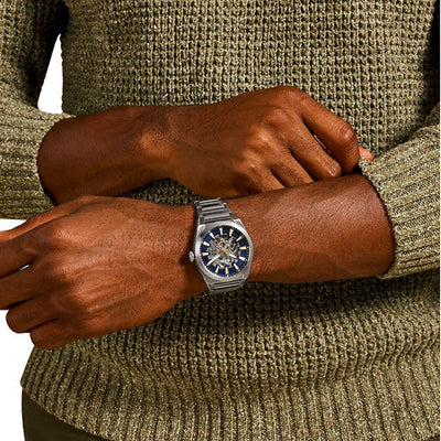 Fossil Everett Blue Dial Men 42mm ME3220