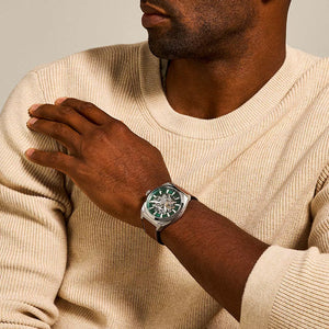 Fossil Everett Green Dial Men 42mm ME3261