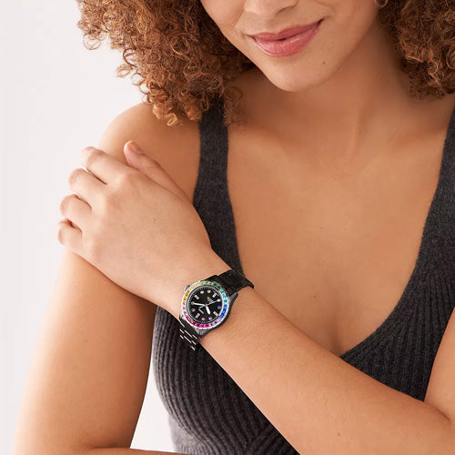 Fossil FB-01 Black Dial Women 37mm CE1130