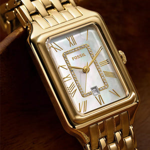 Fossil Raquel White Mother-Of-Pearl Dial Women 26mm ES5304