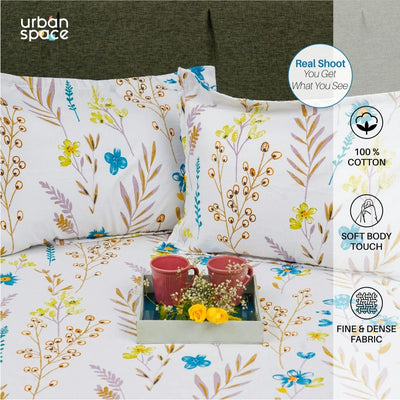 Fitted King Size Cotton Bedsheet - France - Blue
