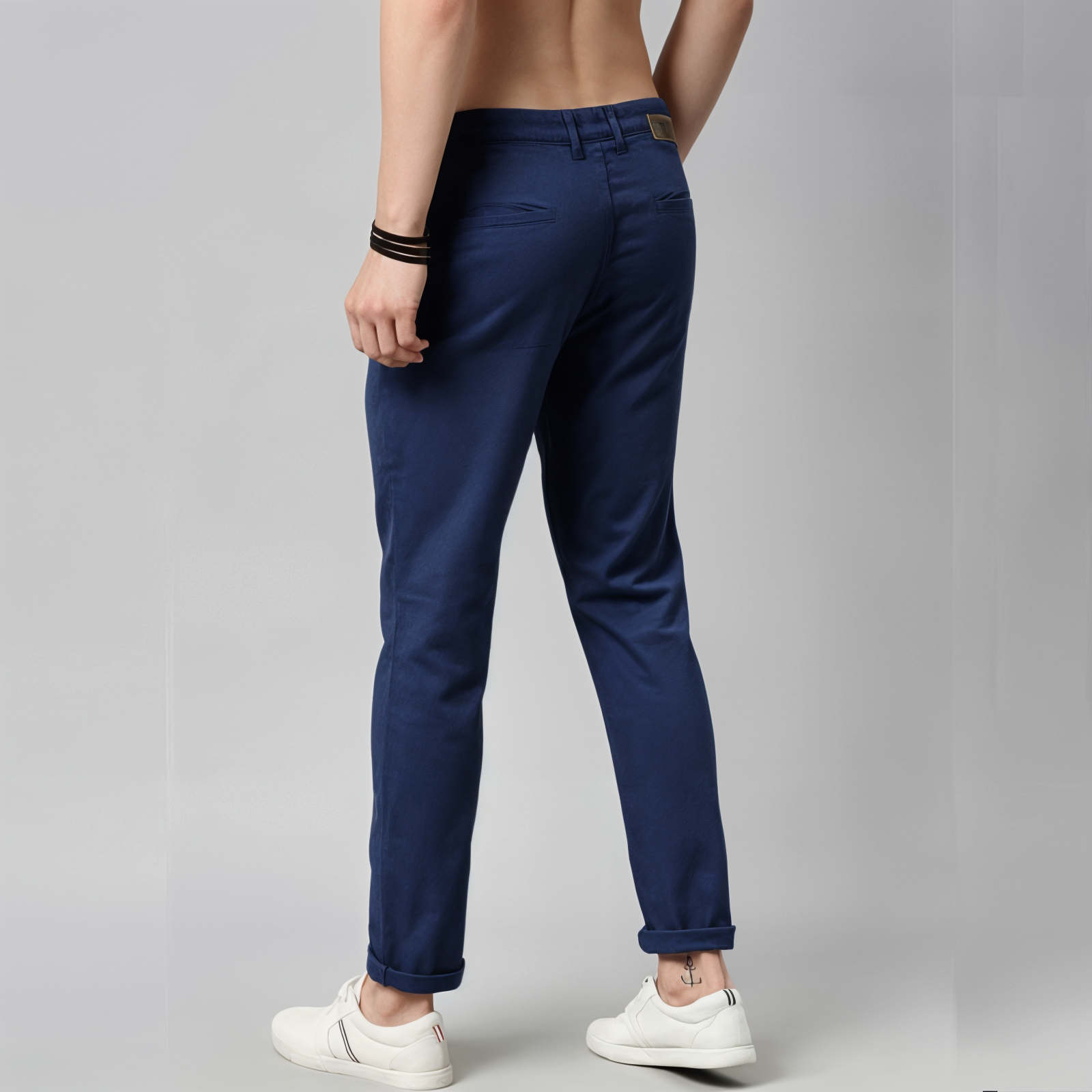 Frankshop Exclusive Casual Pant for Men (Navy Blue)