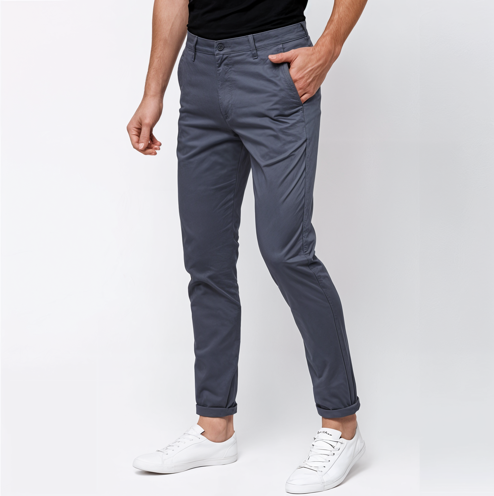 Frankshop Exclusive Casual Pants for Men Dark Grey Color