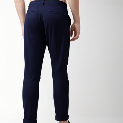 Frankshop Exclusive Regular Range Casual Trouser for Men (Navy Blue)