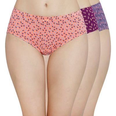 Inner Elastic Waistband Hipster Panty (Pack of 3)
