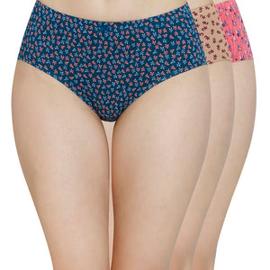 Inner Elastic Waistband Hipster Panty (Pack of 3)