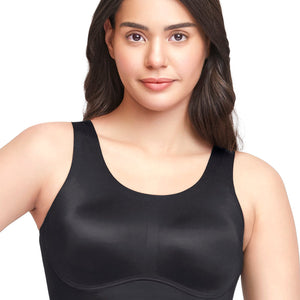 Skins Support Scoop Neck Bra - Black