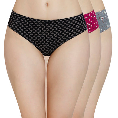 Inner Elastic Waistband Bikini Panty (Pack of 3)
