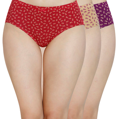 Inner Elastic Waistband Hipster Panty (Pack of 3)