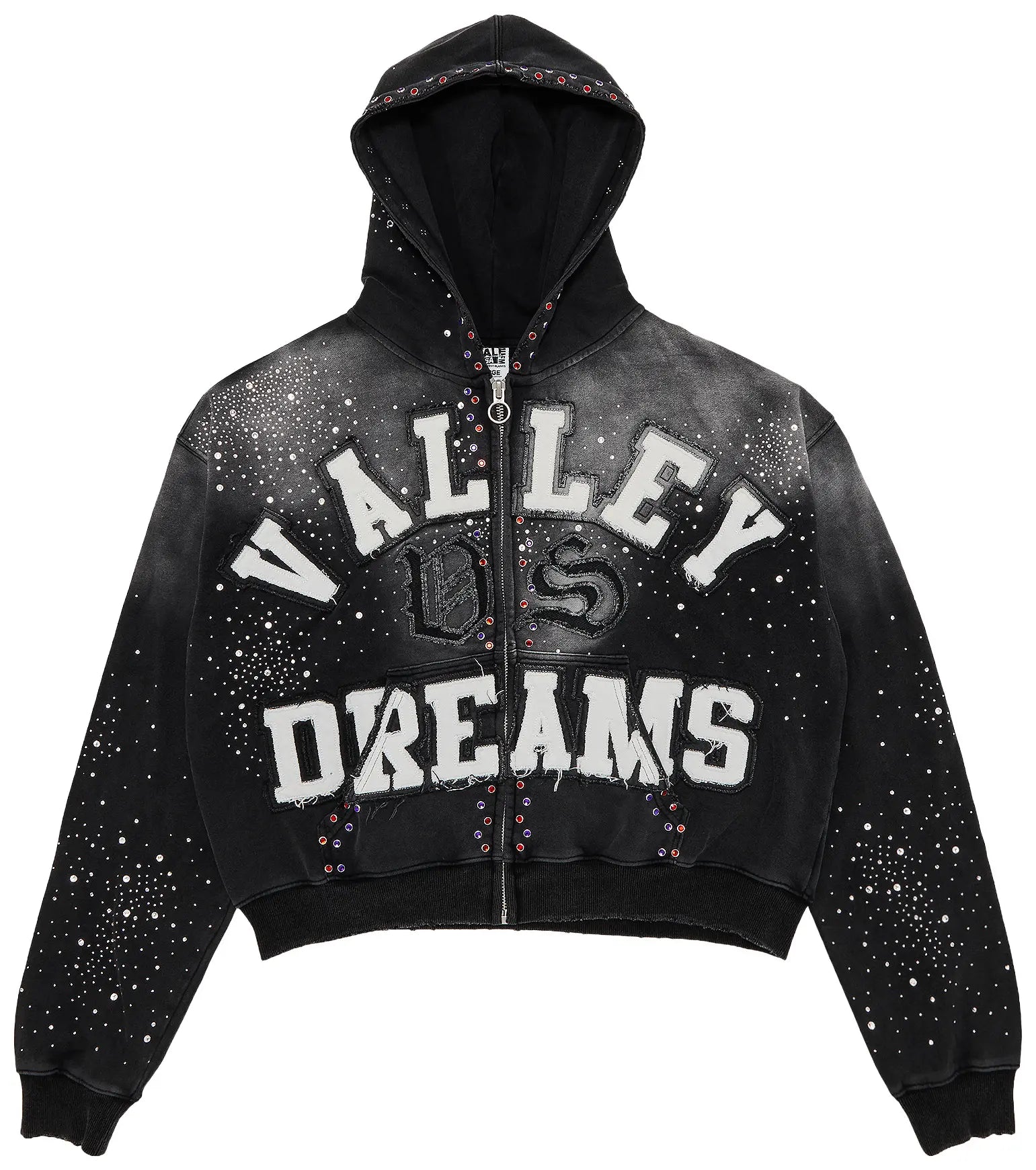 Vale Forever Valley Dreams Classico Black Zip-Up Hoodie
