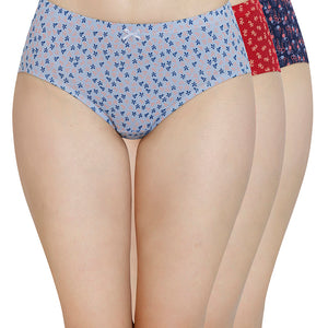 Inner Elastic Waistband Hipster Panty (Pack of 3)