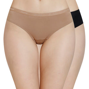 Solid Mid Rise Modal Bikini Panty (Pack of 2)