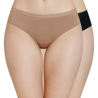 Solid Mid Rise Modal Bikini Panty (Pack of 2)