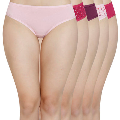 Assorted Low Rise Bikini Panty (Pack of 5)