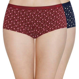 Printed Low Rise Boyshort (Pack of 2)