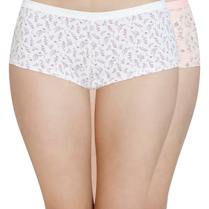Printed Low Rise Boyshort (Pack of 2)