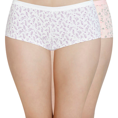 Printed Low Rise Boyshort (Pack of 2)