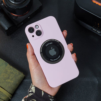 iPhone 12 Frosted Magnetic Holder Case