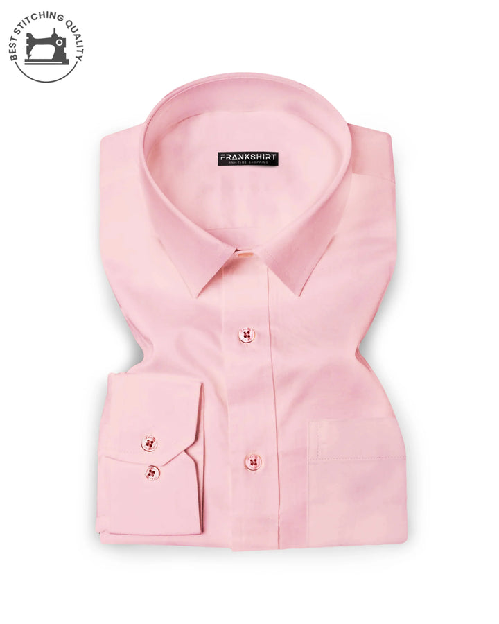 Baby Pink I Formal Shirt I Regular Fit I 100% Cotton Shirt