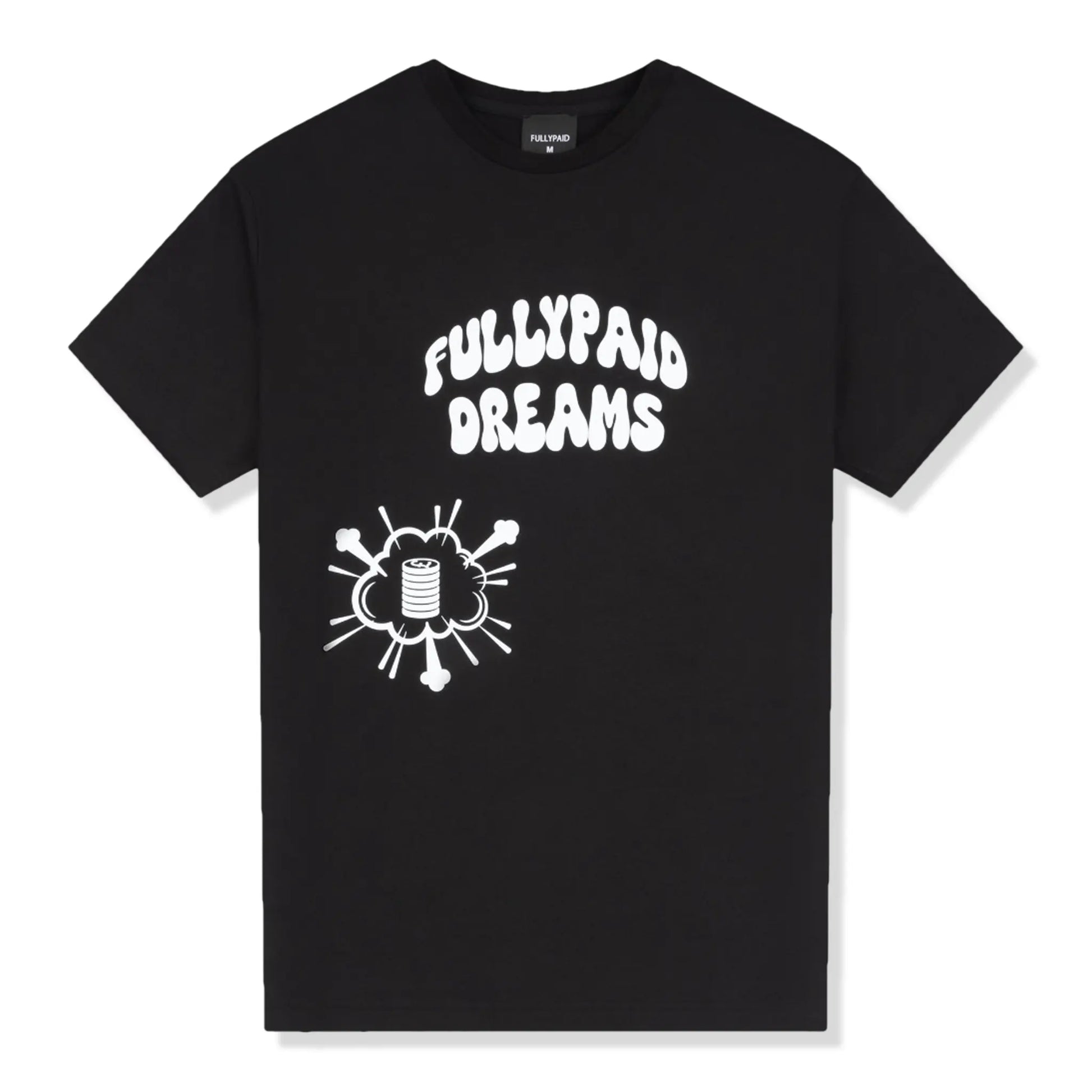 Fully Paid Dreams Black White Oversized T Shirt