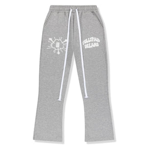 Fully Paid Dreams Light Grey White Joggers